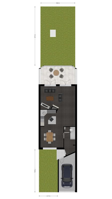 Hoevelakenstraat 24 Floorplan Blur 2