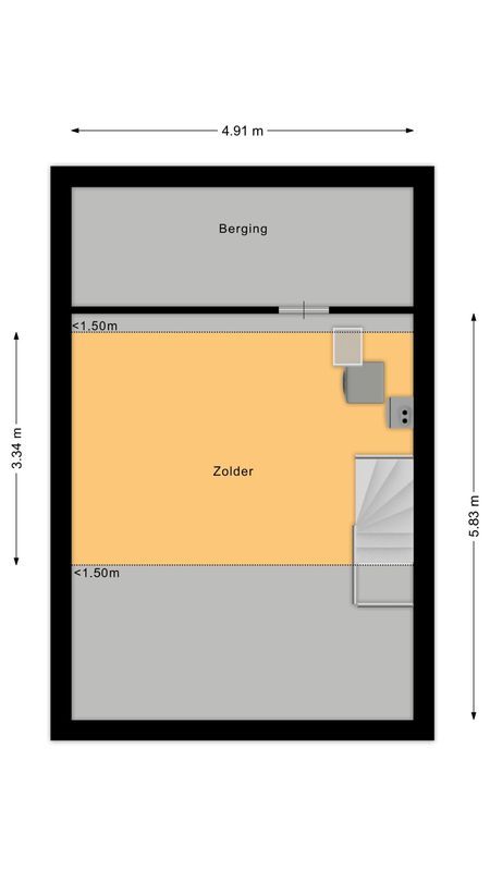 Kruithoorn 5 Floorplan Blur 3