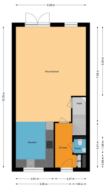 Schoolsticht 50 Floorplan Blur 0