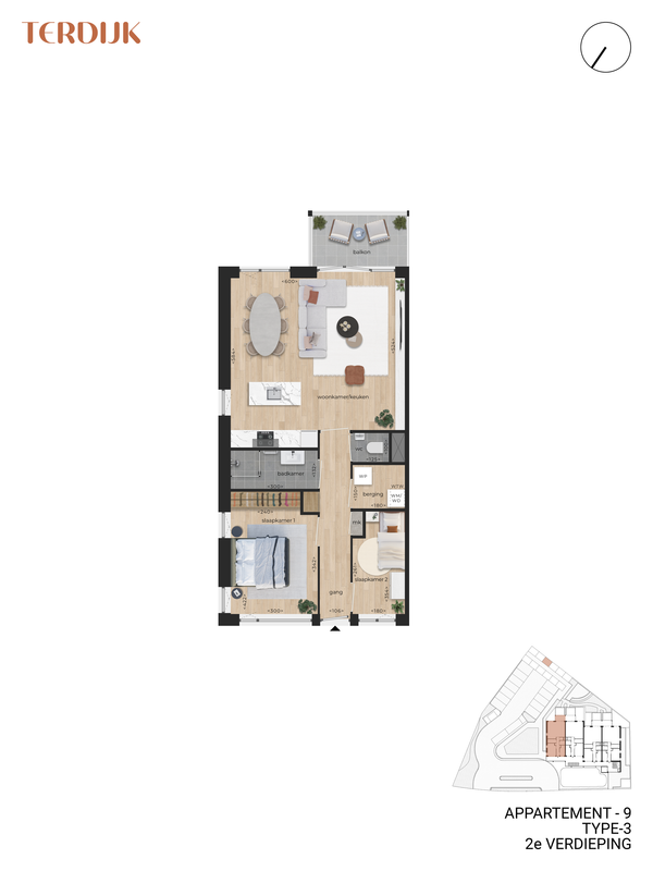 TERDIJK Breda - Appartement (Bouwnr. 9) Photo Blur 6