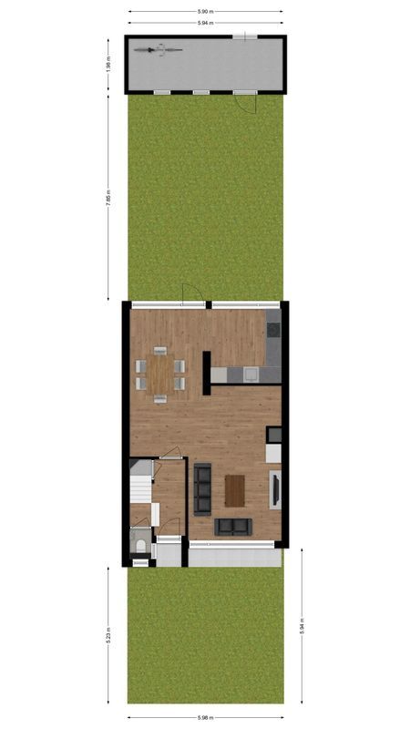 Perosistraat 34 Floorplan Blur 2