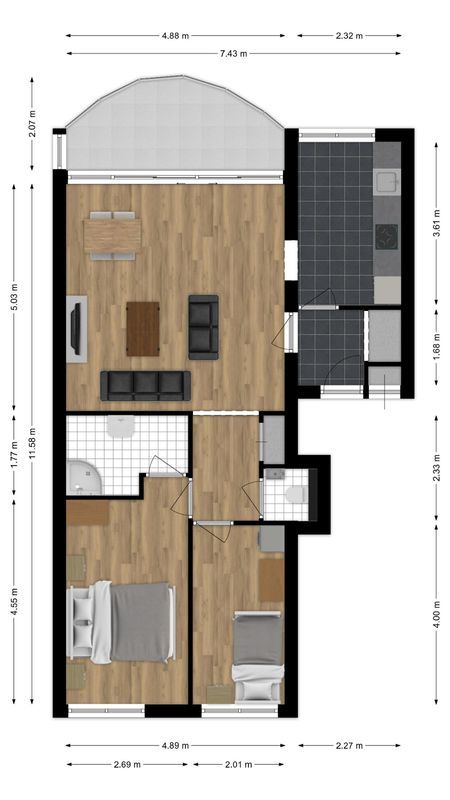 Hugo Verrieststraat 39 Floorplan Blur 0