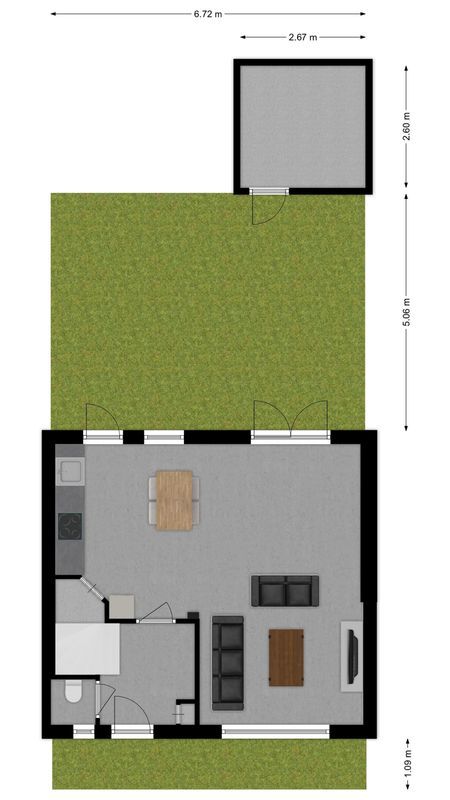 Burgemeester Philipsenstraat 16 Floorplan Blur 3