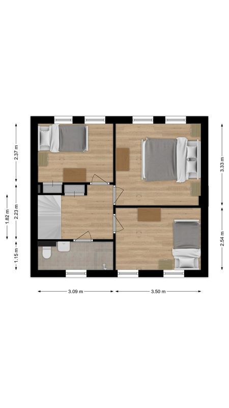 Burgemeester Philipsenstraat 16 Floorplan Blur 4