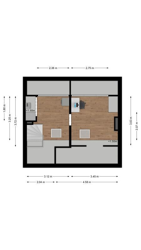 Burgemeester Philipsenstraat 16 Floorplan Blur 5