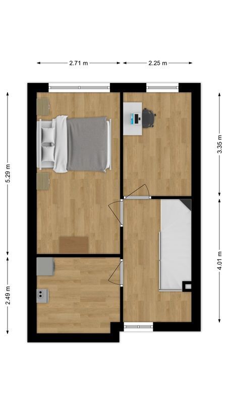 Vlodropstraat 26 Floorplan Blur 3