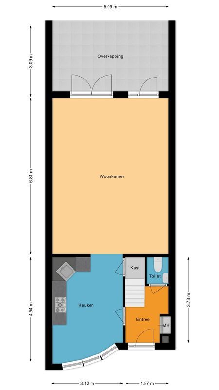 Gruttohof 15 Floorplan Blur 1