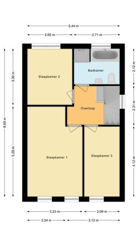 Garonnelaan 12 Floorplan Blur 1