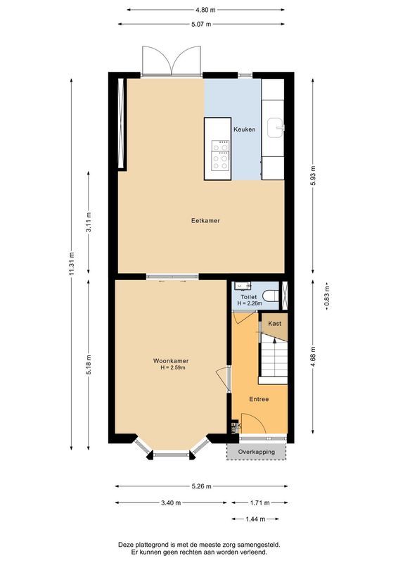 Merelstraat 32 Floorplan Blur 1