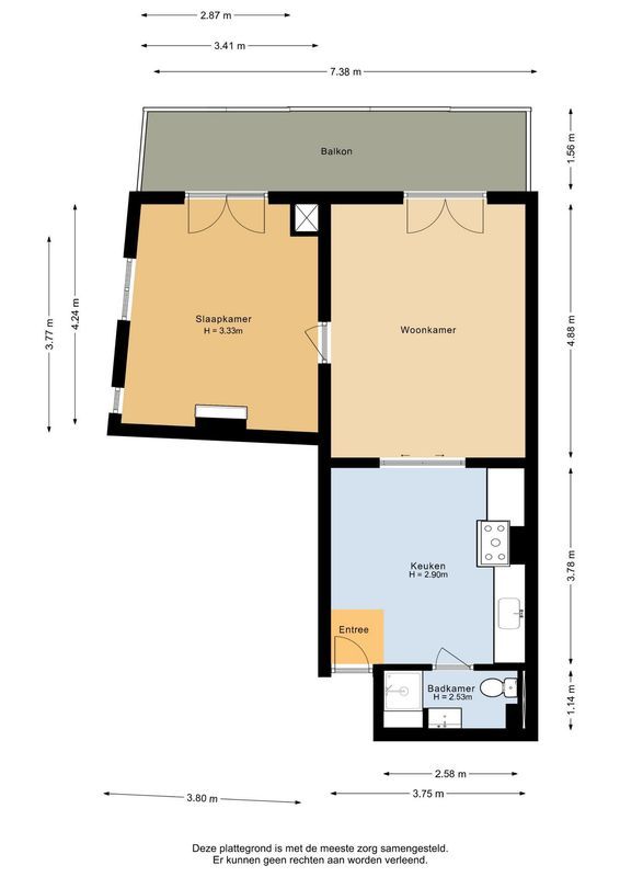 Ginnekenweg 129 - A Floorplan Blur 0