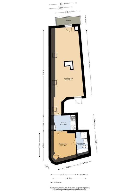 Ginnekenweg 129 - B Floorplan Blur 0