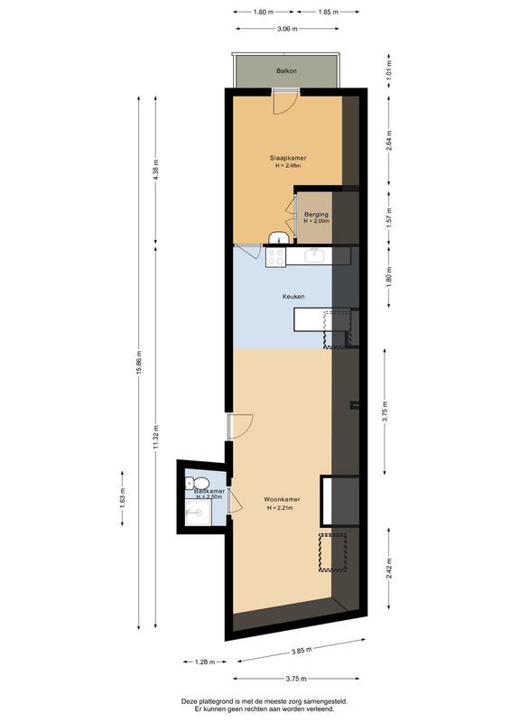 Ginnekenweg 129 - C Floorplan Blur 0