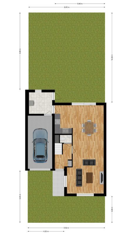 Regenwulp 13 Floorplan Blur 2