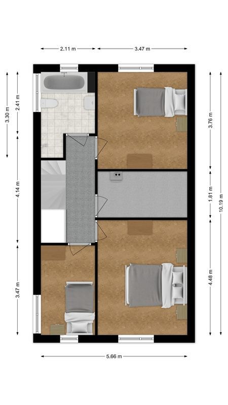Regenwulp 13 Floorplan Blur 1