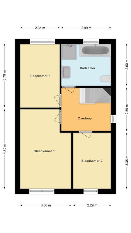 Mainelaan 84 Floorplan Blur 1
