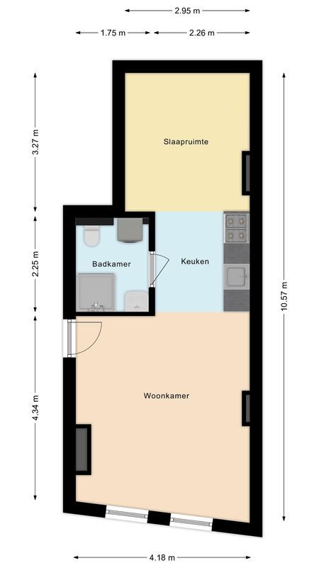 Telegraafstraat 21 - 01 Floorplan Blur 0