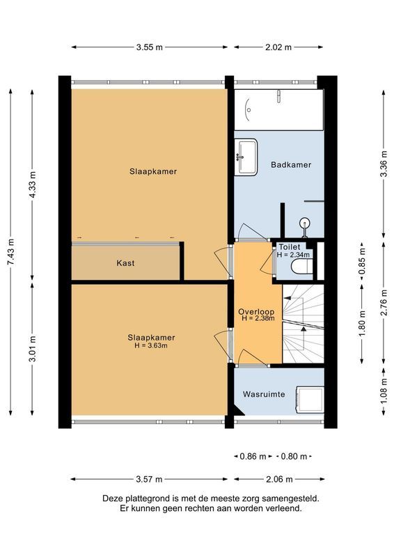 Eekhoornstraat 31 Floorplan Blur 3