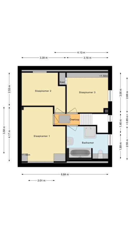 Meester Schrauwenstraat 7 Floorplan Blur 1