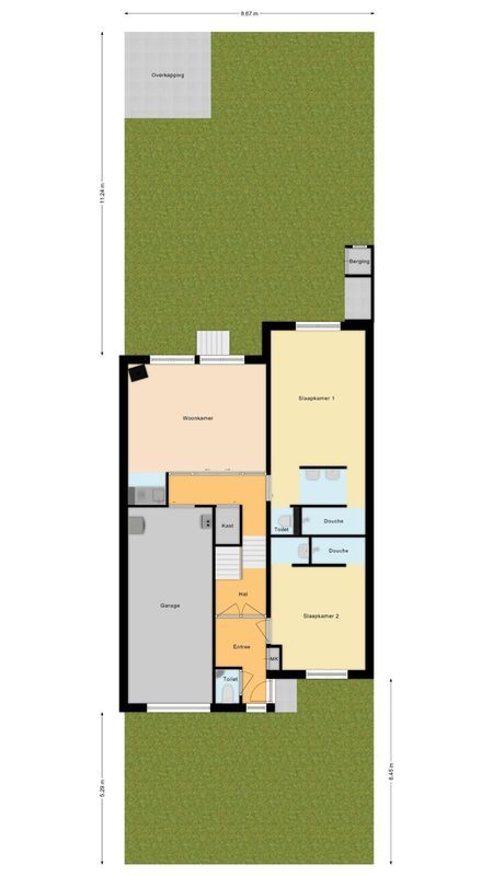 Marga Klompélaan 33 Floorplan Blur 2