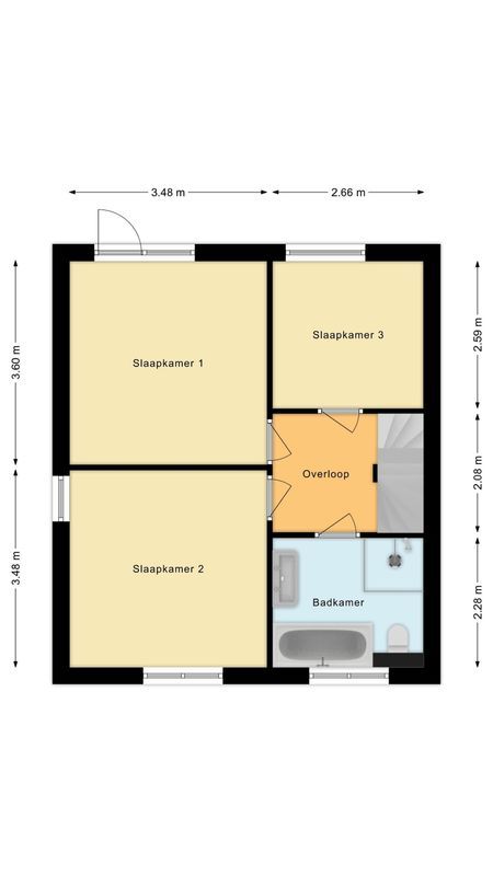 van Wassenbergstraat 8 Floorplan Blur 1