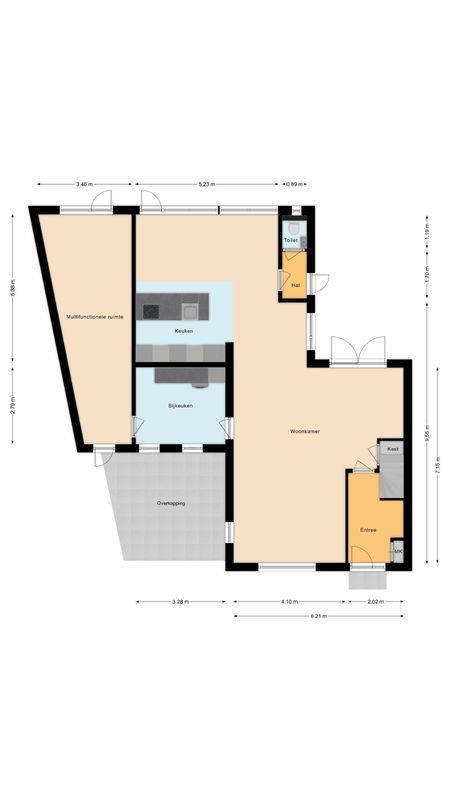 van Wassenbergstraat 8 Floorplan Blur 0
