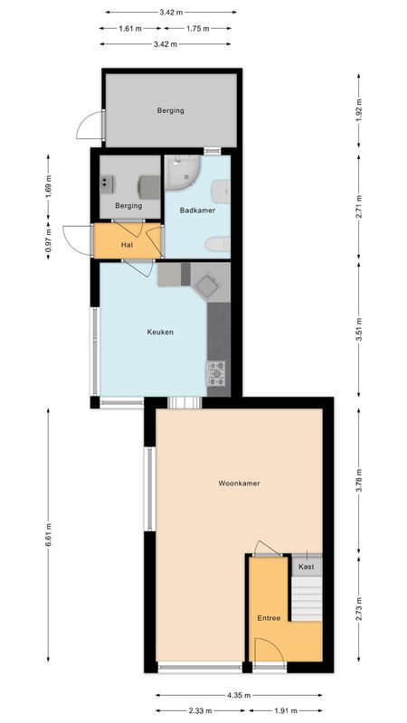 Pastoor Gillisstraat 77 Floorplan Blur 1