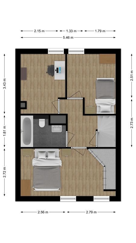 Biezenloop 6 Floorplan Blur 2