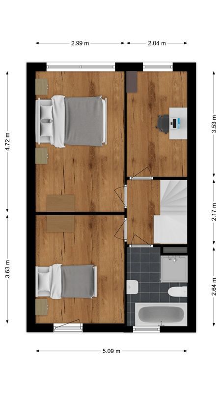 Moerkapellestraat 56 Floorplan Blur 2