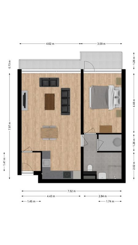 Korte Nieuwstraat 64 Floorplan Blur 0