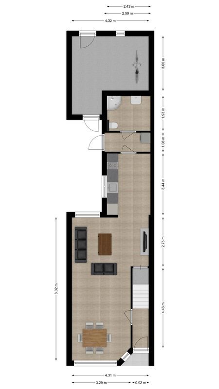 Hobbemastraat 42 Floorplan Blur 0
