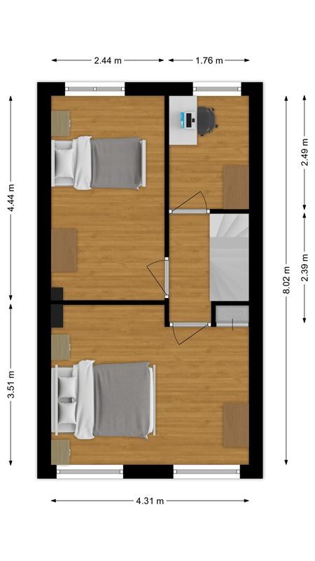 Hobbemastraat 42 Floorplan Blur 1