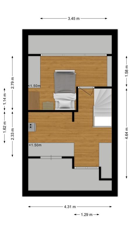Hobbemastraat 42 Floorplan Blur 3