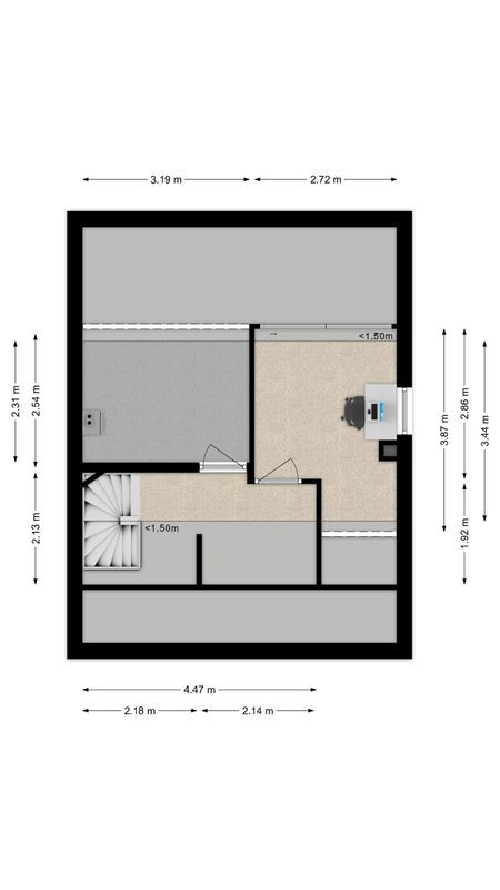 Dussekstraat 68 Floorplan Blur 3