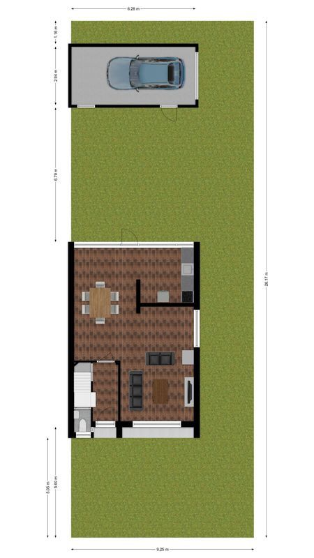 Dussekstraat 68 Floorplan Blur 2