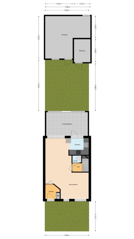 Leeuwenstraat 145 Floorplan Blur 3