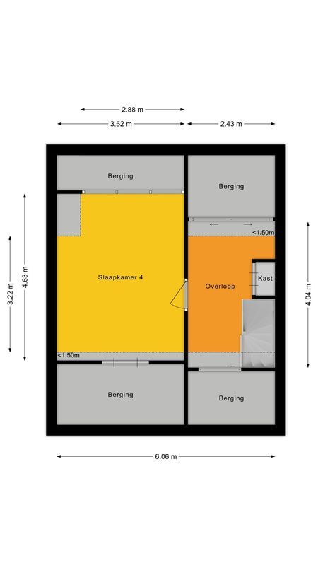 Kerkebosdreef 53 Floorplan Blur 3