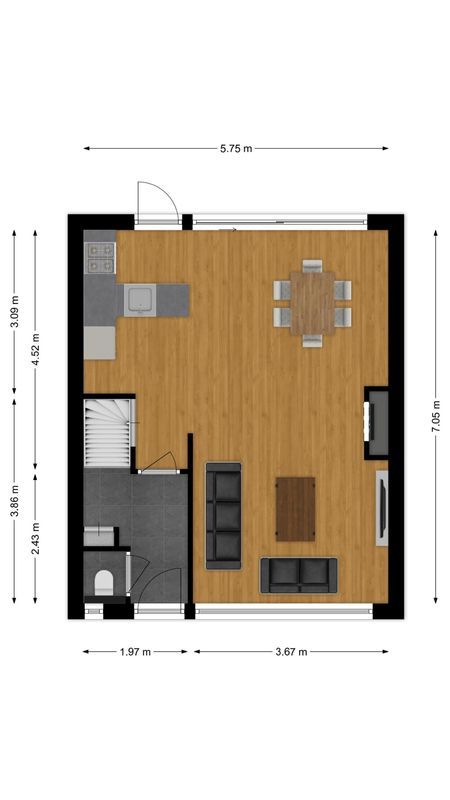 Mr. Sprenger van Eykstraat 9 Floorplan Blur 0