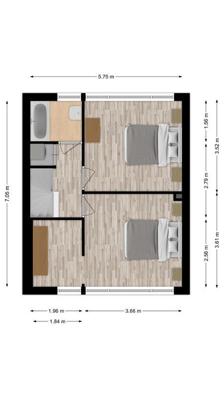 Mr. Sprenger van Eykstraat 9 Floorplan Blur 1