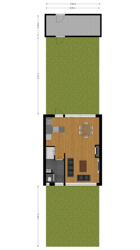 Mr. Sprenger van Eykstraat 9 Floorplan Blur 3