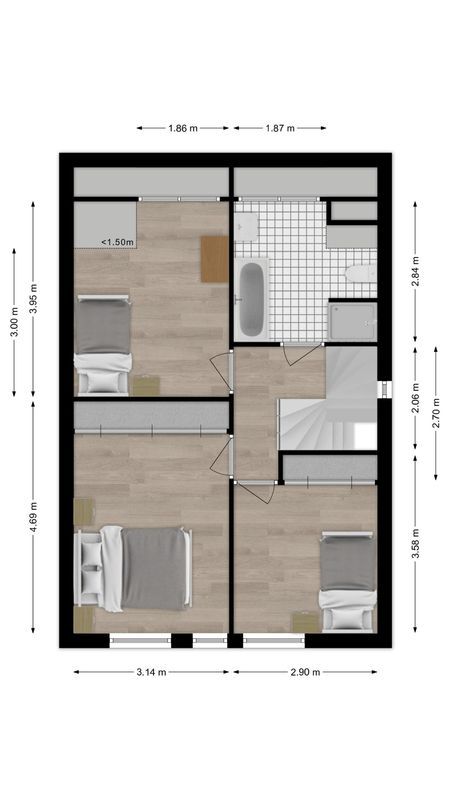Middelgraaf 54 Floorplan Blur 1