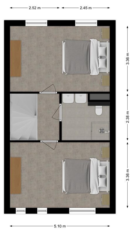 Anton Ebbenhof 12 Floorplan Blur 2