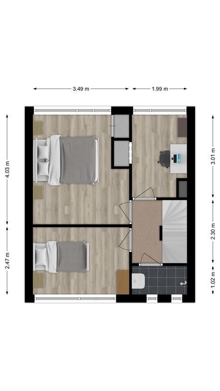 Oeverstraat 6 Floorplan Blur 1