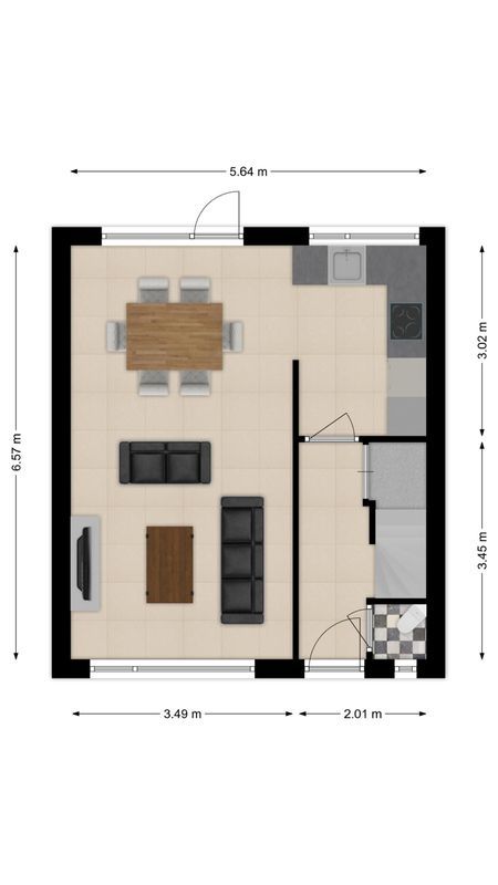 Oeverstraat 6 Floorplan Blur 0