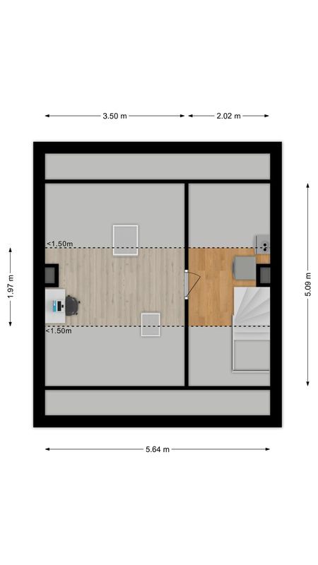 Oeverstraat 6 Floorplan Blur 3