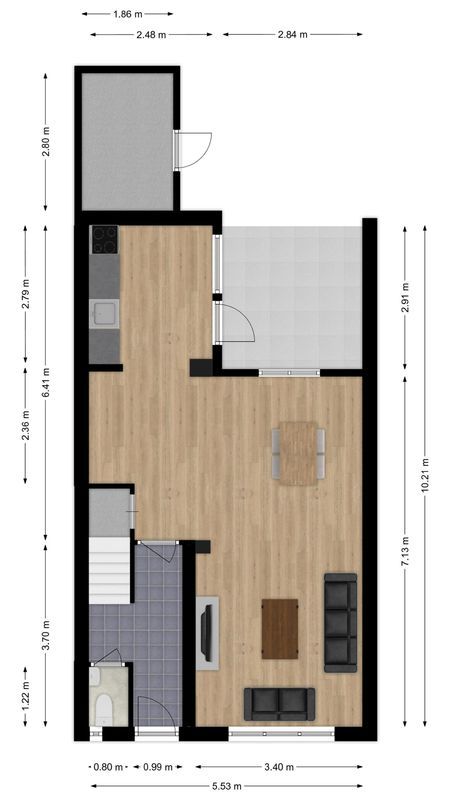 Outshoornstraat 40 Floorplan Blur 0