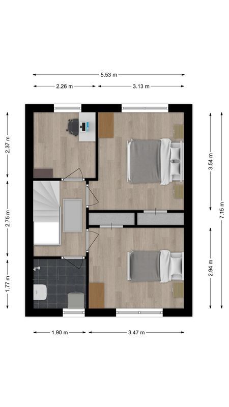Outshoornstraat 40 Floorplan Blur 1