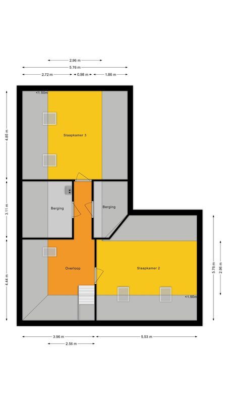 Simon Vestdijkstraat 57 Floorplan Blur 1