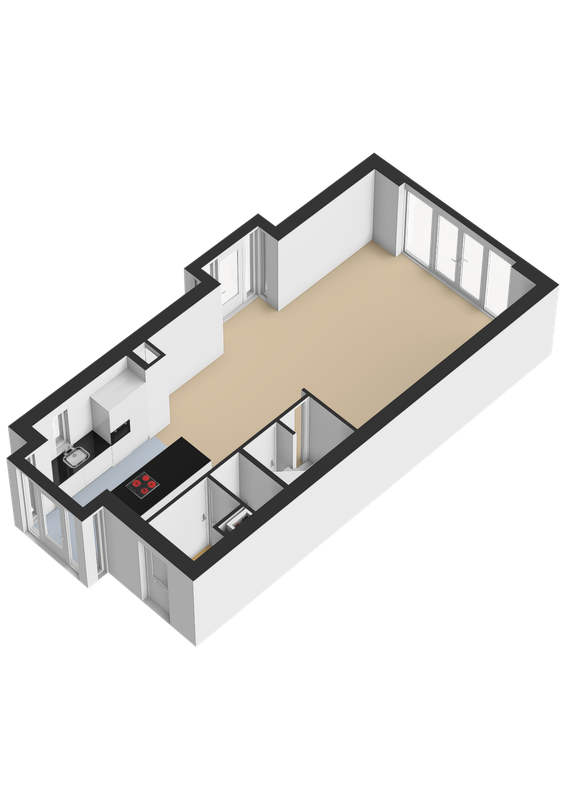 Burgemeester Middelaerlaan 3 Floorplan Blur 2