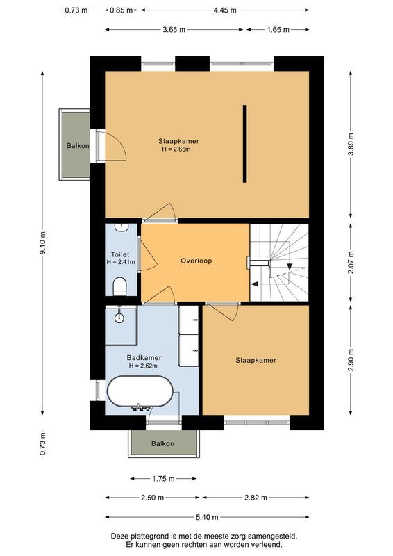 Burgemeester Middelaerlaan 3 Floorplan Blur 3