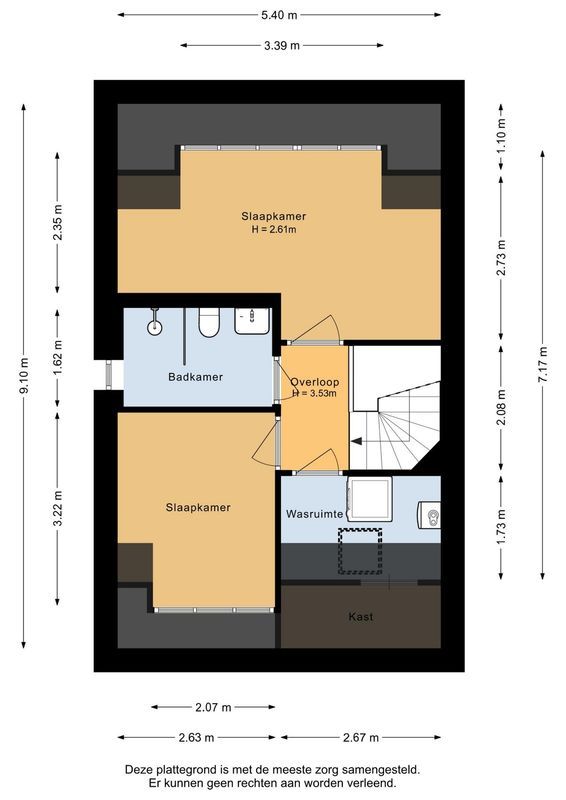 Burgemeester Middelaerlaan 3 Floorplan Blur 5